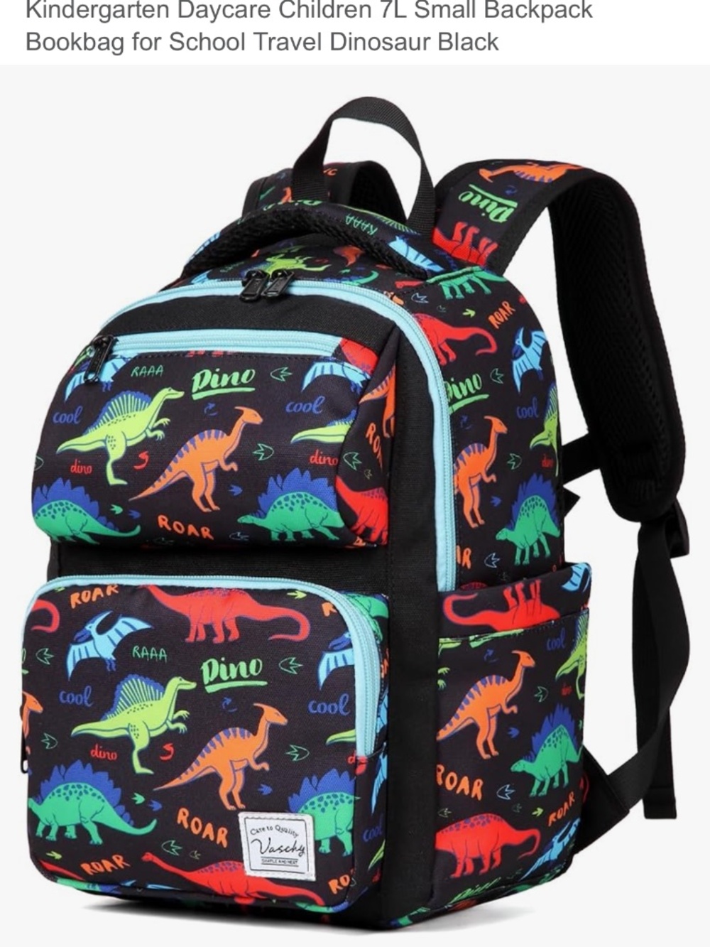 Vaschy Dinosaur Preschool & Kindergarten Backpack